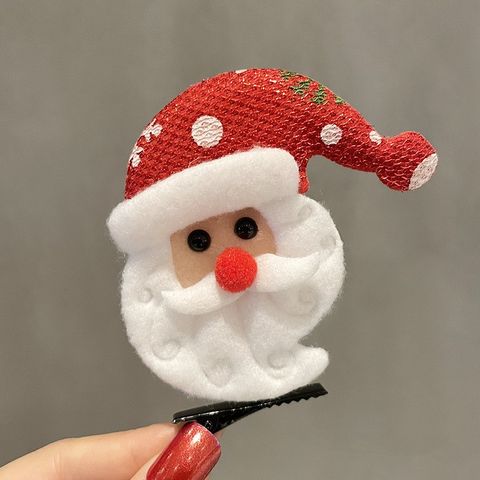 Cute Christmas Hat Alloy Hair Clip