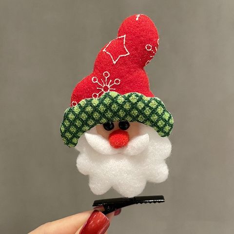 Cute Christmas Hat Alloy Hair Clip
