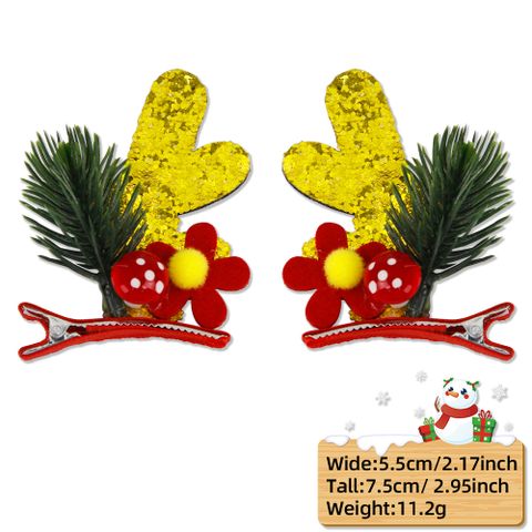 Christmas Cartoon Style Cute Bell Elk Cloth Family Gathering Party