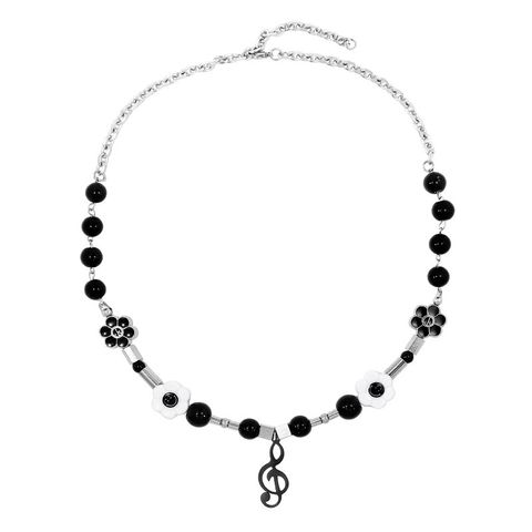 304 Stainless Steel Hip-Hop Polishing Flower Bracelets Necklace