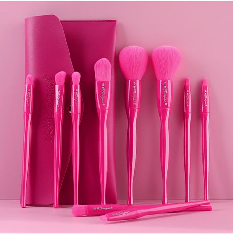 Casual Artificial Fiber Plastic Handle Makeup Brushes 1 Set