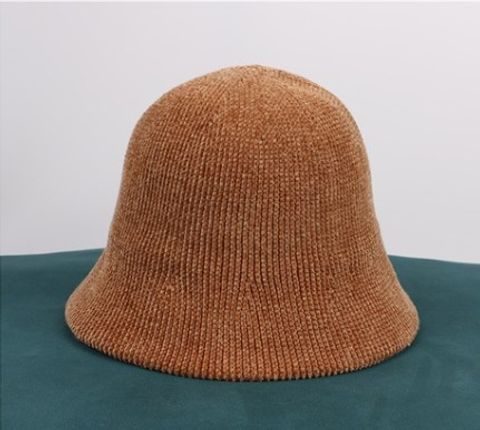 Women's Basic Simple Style Solid Color Wide Eaves Bucket Hat