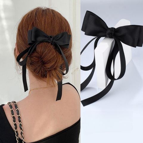 Simple Style Bow Knot Cloth Handmade Hair Clip