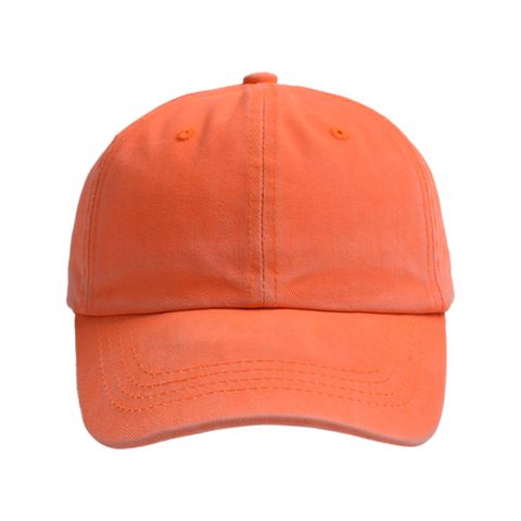 Unisex Basic Solid Color Curved Eaves Baseball Cap