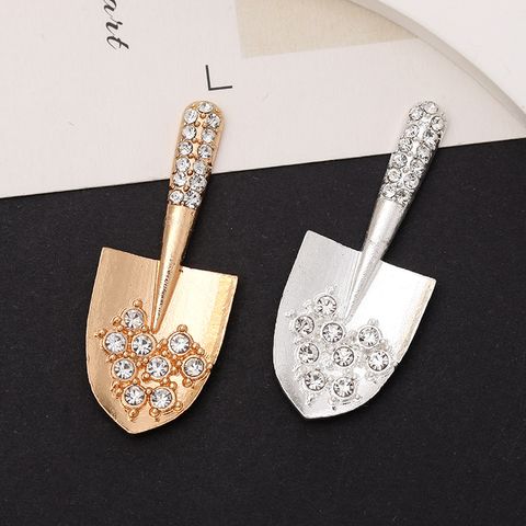 Simple Style Classic Style Solid Color Metal Inlay Zircon Jewelry Accessories