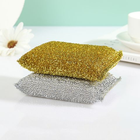 Casual Solid Color Sponge Cleaning Brush 1 Piece