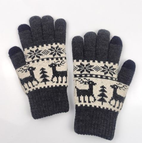Men's Basic Deer Gloves 1 Set