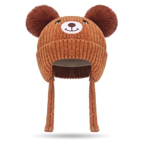 Children Unisex Baby Girl's Baby Boy's Cartoon Style Cute Bear Wool Cap