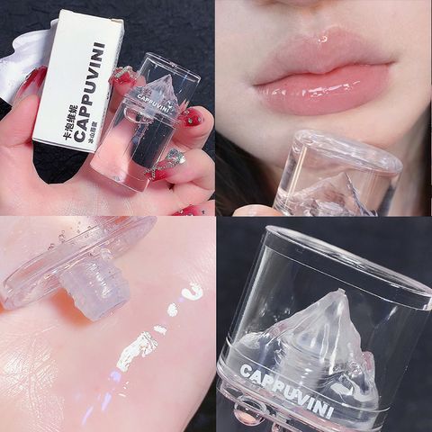 Cute Solid Color Plastic Lip Gloss