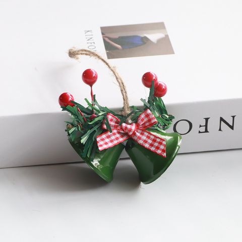 Christmas Pastoral Simple Style Bell Iron Indoor Party Festival Hanging Ornaments