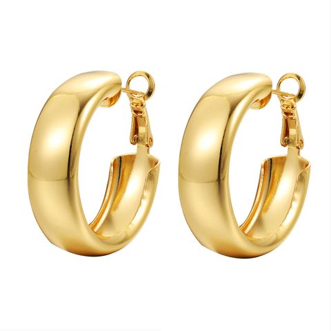 Wholesale Jewelry Vintage Style Solid Color Alloy Plating Ear Clip
