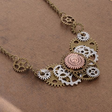 Retro Geometric Alloy Wholesale Necklace