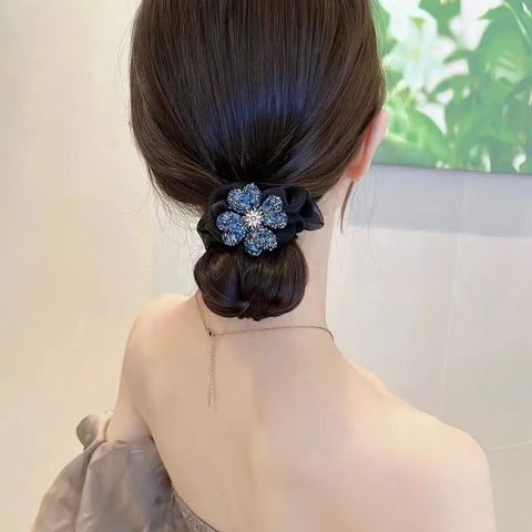 Vintage Style Bow Knot Organza Hair Tie