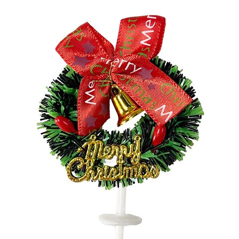 Christmas Letter Bow Knot Plastic Party Decorative Props 1 Piece