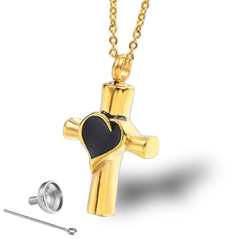 304 Stainless Steel 18K Gold Plated Hip-Hop Retro Plating Color Block