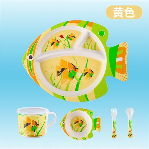 Cute Cartoon Bamboo Fibre Tableware