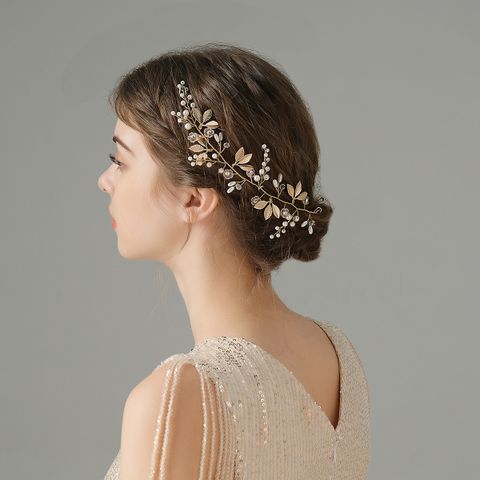 Elegant Bridal Shiny Flower Artificial Crystal Rhinestone Hair Band