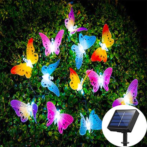 Christmas Retro Simple Style Butterfly Pvc Indoor Party String Lights