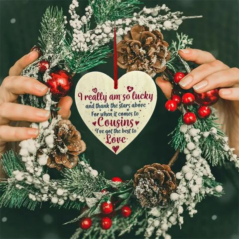Christmas Thanksgiving New Year Cute Modern Style Letter Arylic Festival Hanging Ornaments