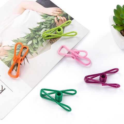 Casual Solid Color Plastic Dipping Clothes Pins