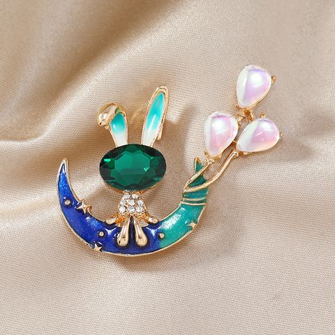 Retro Animal Alloy Inlay Rhinestones Women's Brooches