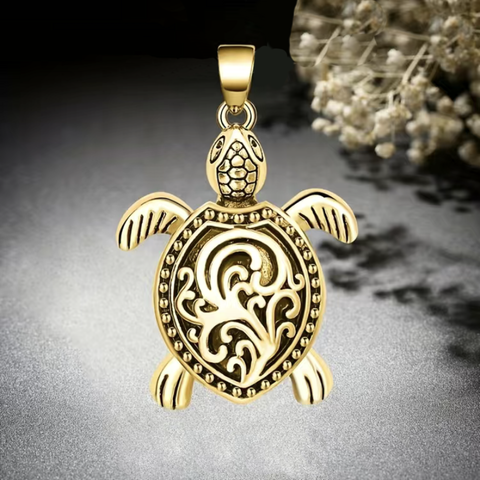 Classical Vintage Style Turtle Alloy Plating Unisex Necklace