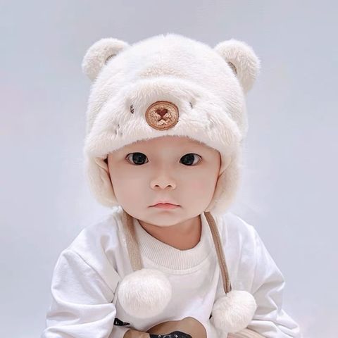 Children Unisex Cute Sweet Bear Beanie Hat