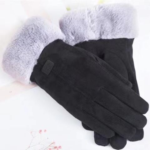 Women's Casual Simple Style Solid Color Gloves 1 Pair