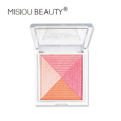 Casual Multicolor Solid Color Plastic Eye Shadow Blusher Highlight