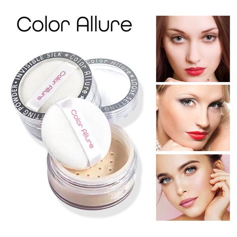 Casual Multicolor Solid Color Plastic Shading Powder Loose Powder