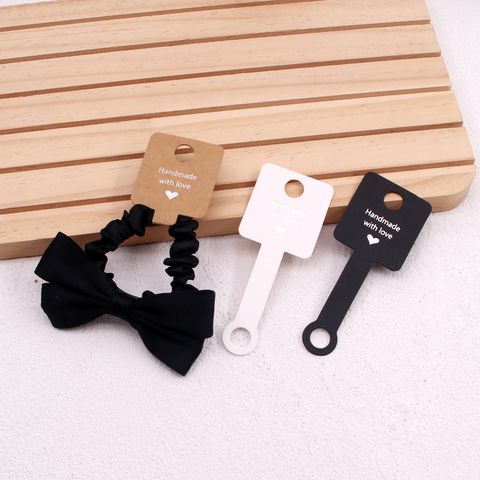 Simple Style Solid Color Paper Card Wholesale Jewelry Packaging Cardboard