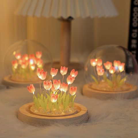 Casual Romantic Floral Glass Artificial Decorations