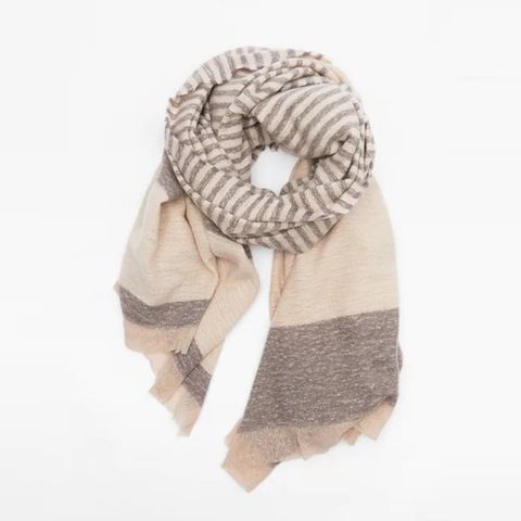 Women's Simple Style Color Block Polyester Scarf