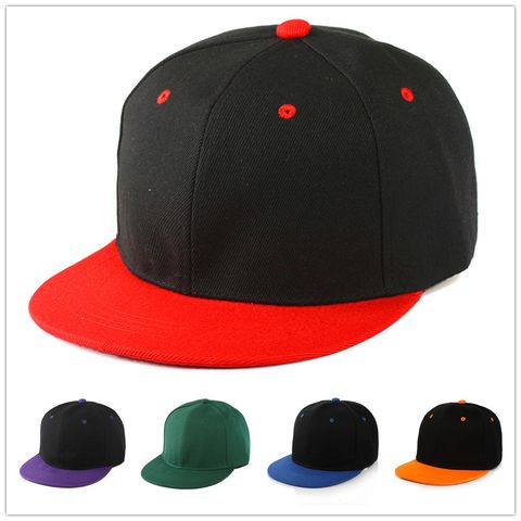 Unisex Simple Style Color Block Curved Eaves Baseball Cap