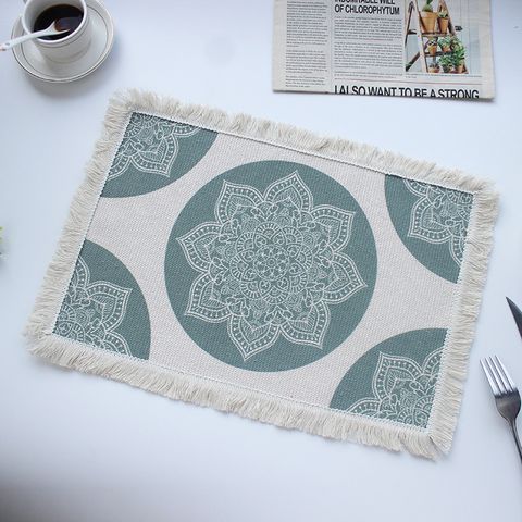 Nordic Style Flower Cotton Placemat