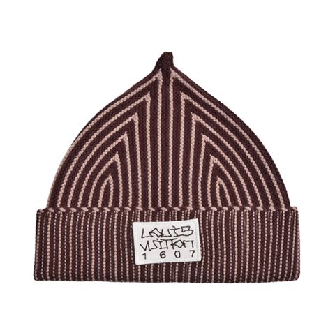 Unisex Basic Simple Style Stripe Eaveless Wool Cap