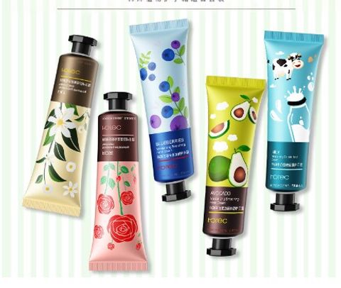 Solid Color Hand Cream Lady Personal Care
