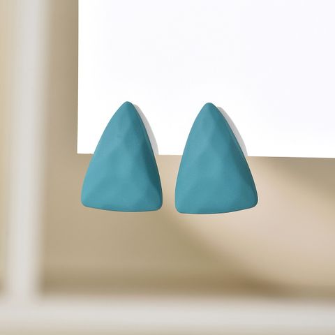 1 Pair Simple Style Triangle Rhombus Arylic Ear Studs