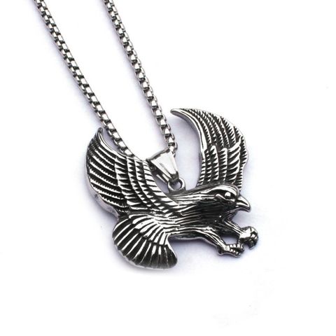 Fashion Devil's Eye Stainless Steel Stoving Varnish Pendant Necklace 1 Piece