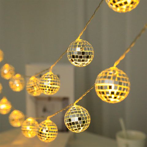 Christmas Simple Style Ball Glass Indoor Party String Lights