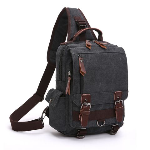 Solid Color Casual Travel Hiking Backpack