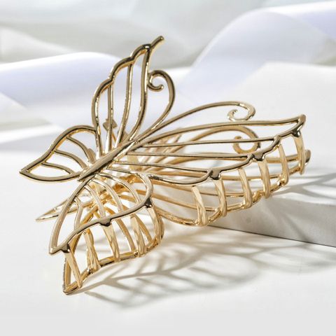 Women's Elegant Lady Butterfly Alloy Plating Hair Claws