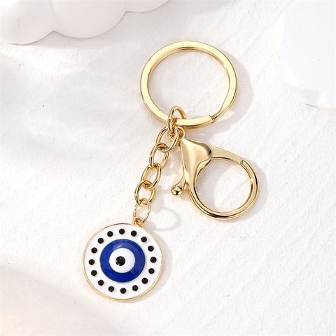 Vintage Style Simple Style Classic Style Devil's Eye Alloy Bag Pendant Keychain