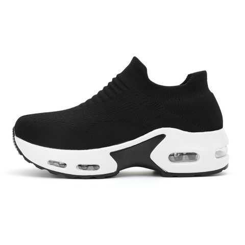 Women's Commute Solid Color Round Toe Sports Shoes