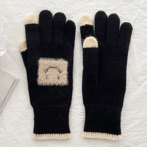 Unisex Simple Style Color Block Gloves 1 Pair