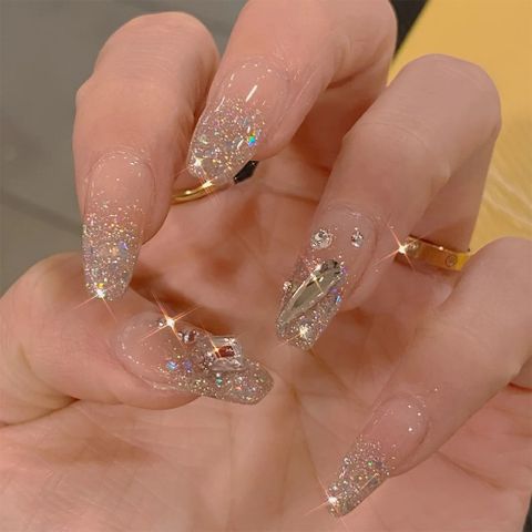 Simple Style Starry Sky Plastic Nail Patches 1 Set