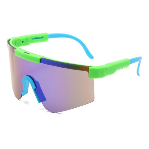 Simple Style Classic Style Commute Color Block Pc Special-shaped Mirror Full Frame Women's Sunglasses