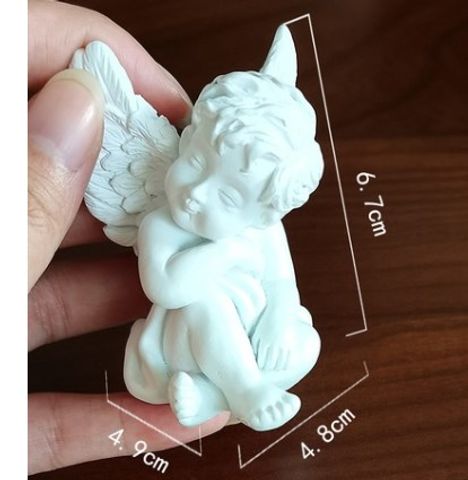 Cartoon Style Angel Resin Ornaments Artificial Decorations