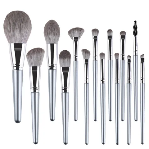 Simple Style Artificial Fiber Plastic Handgrip Makeup Brushes 1 Set