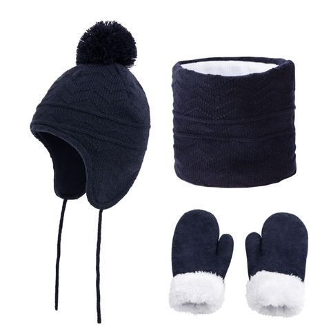 Unisex Simple Style Solid Color Wool Cap